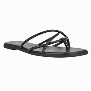 Nine West Razi Flat Slides - Black - Ireland (QI4691023)